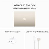 Apple 2023 MacBook Air Laptop with M2 chip: 15.3-inch Liquid Retina Display, 8GB Unified Memory, 256GB SSD Storage, 1080p FaceTime HD Camera, Touch ID. Works with iPhone/iPad; Starlight